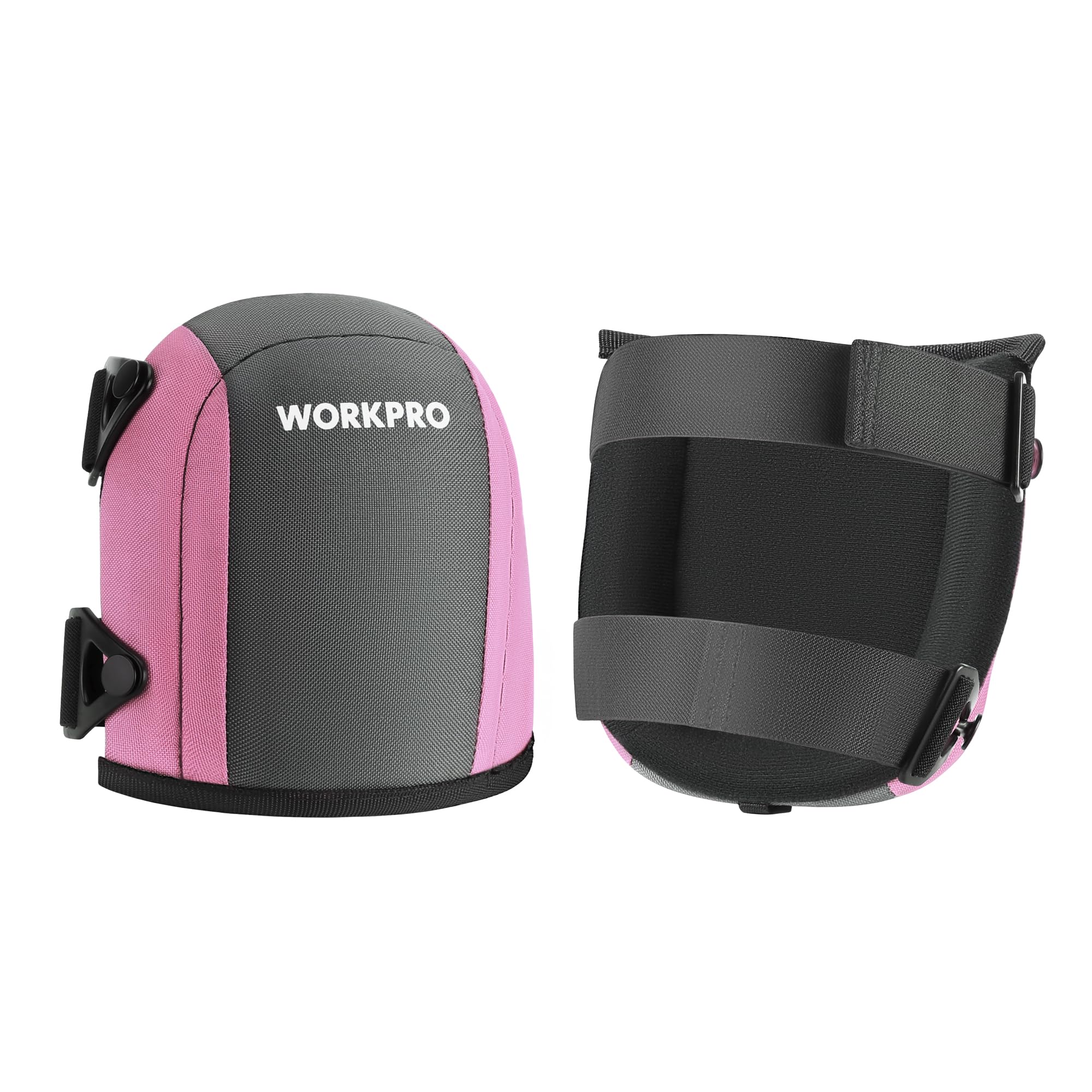 Rodilleras De Jardín Workpro Para Adulto Unisex, Cinta Rosa - Venta Internacional.