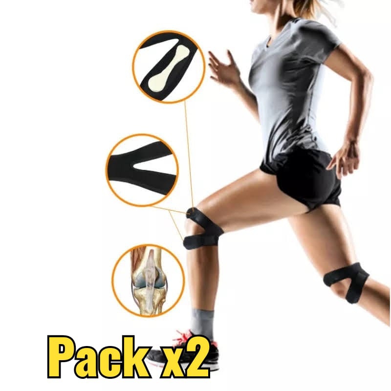 Foto 1 | Paquete De Rodilleras De Neopreno Ajustable Para Menisquera, 2 Unidades - Venta Internacional.