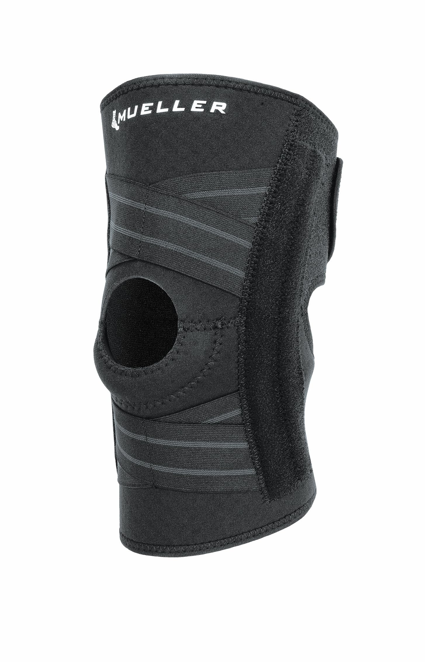 Estabilizador De Rodilla Mueller Sports Medicine, Autoajustable, Negro - Venta Internacional.