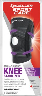 Foto 4 | Estabilizador De Rodilla Mueller Sports Medicine, Autoajustable, Negro - Venta Internacional.