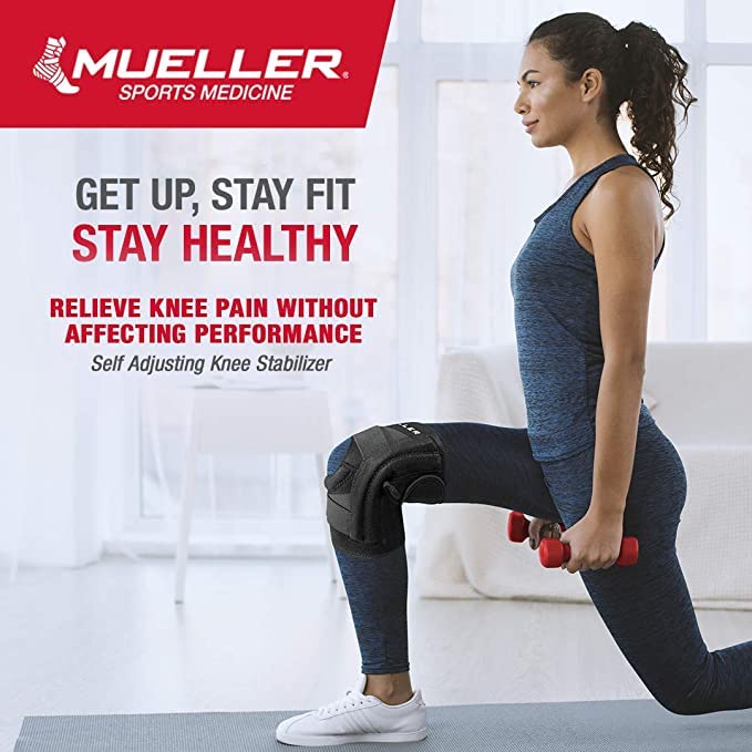 Foto 7 | Estabilizador De Rodilla Mueller Sports Medicine, Autoajustable, Negro - Venta Internacional.