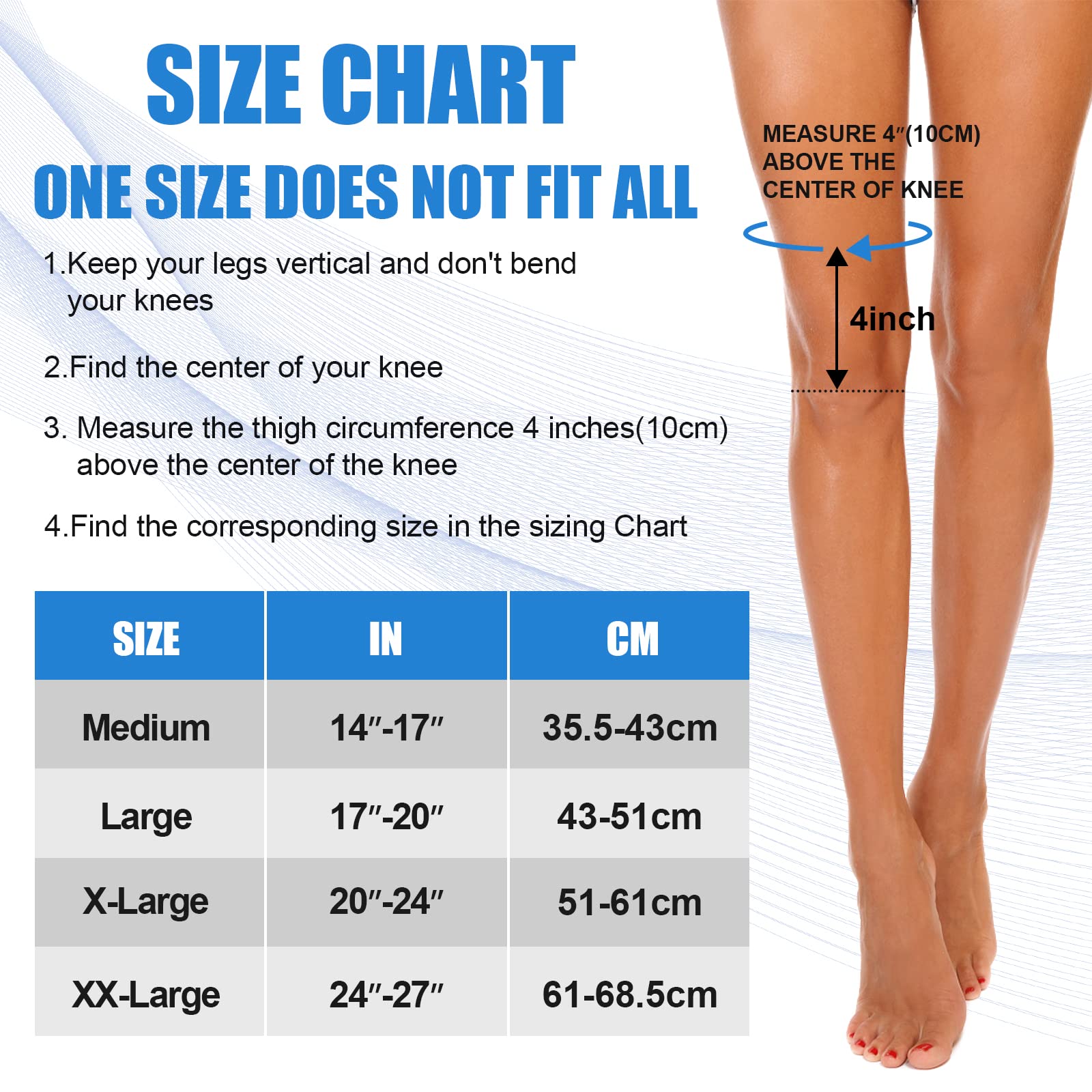 Foto 5 | Rodillera Neenca Soporte De Rodilla Ajustable Para El Dolor De Rodilla - Venta Internacional.