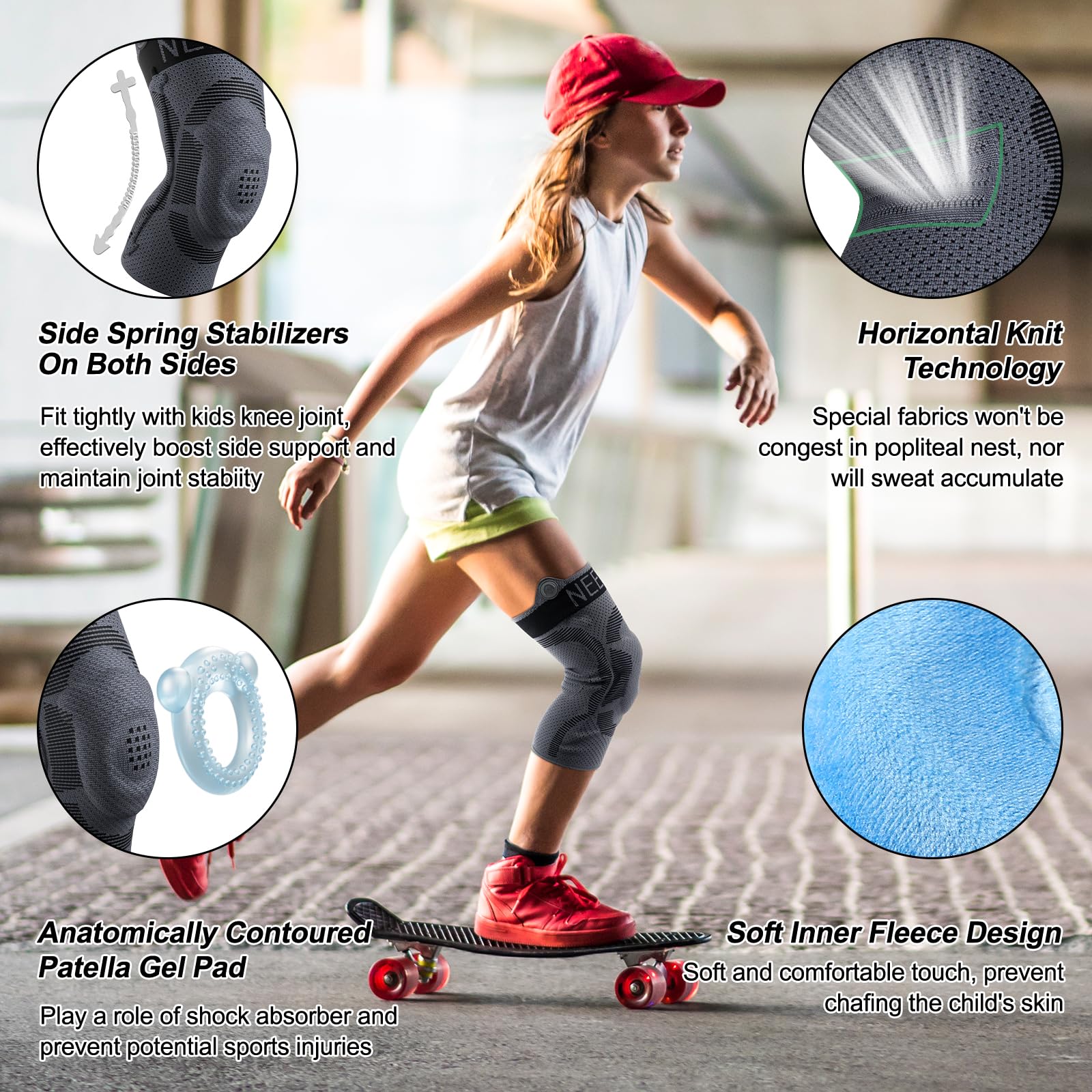 Foto 4 pulgar | Rodillera Neenca Kids Para Niños Y Niñas - Venta Internacional.