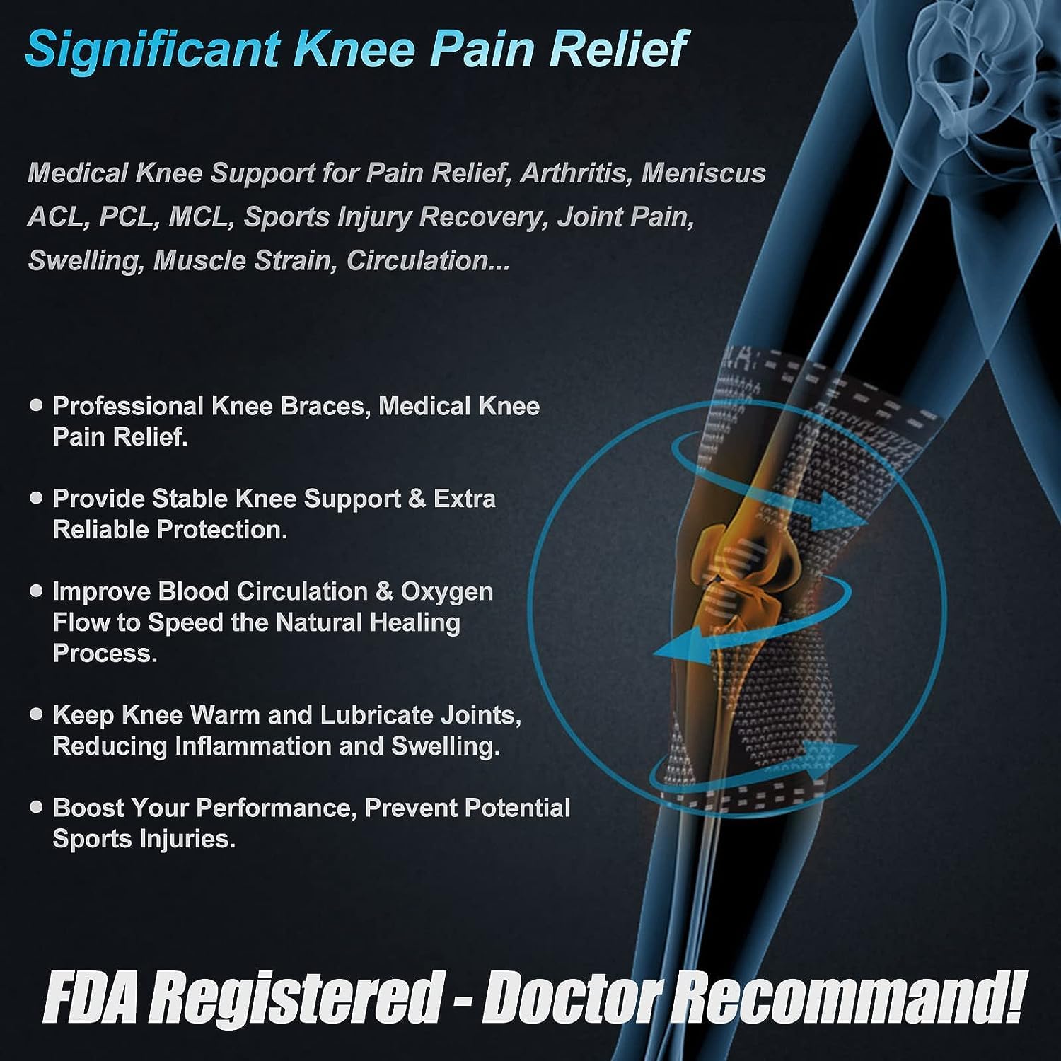 Foto 4 pulgar | Rodilleras Neenca Ace-53 Para Aliviar El Dolor De Rodilla Y Compresión - Venta Internacional.