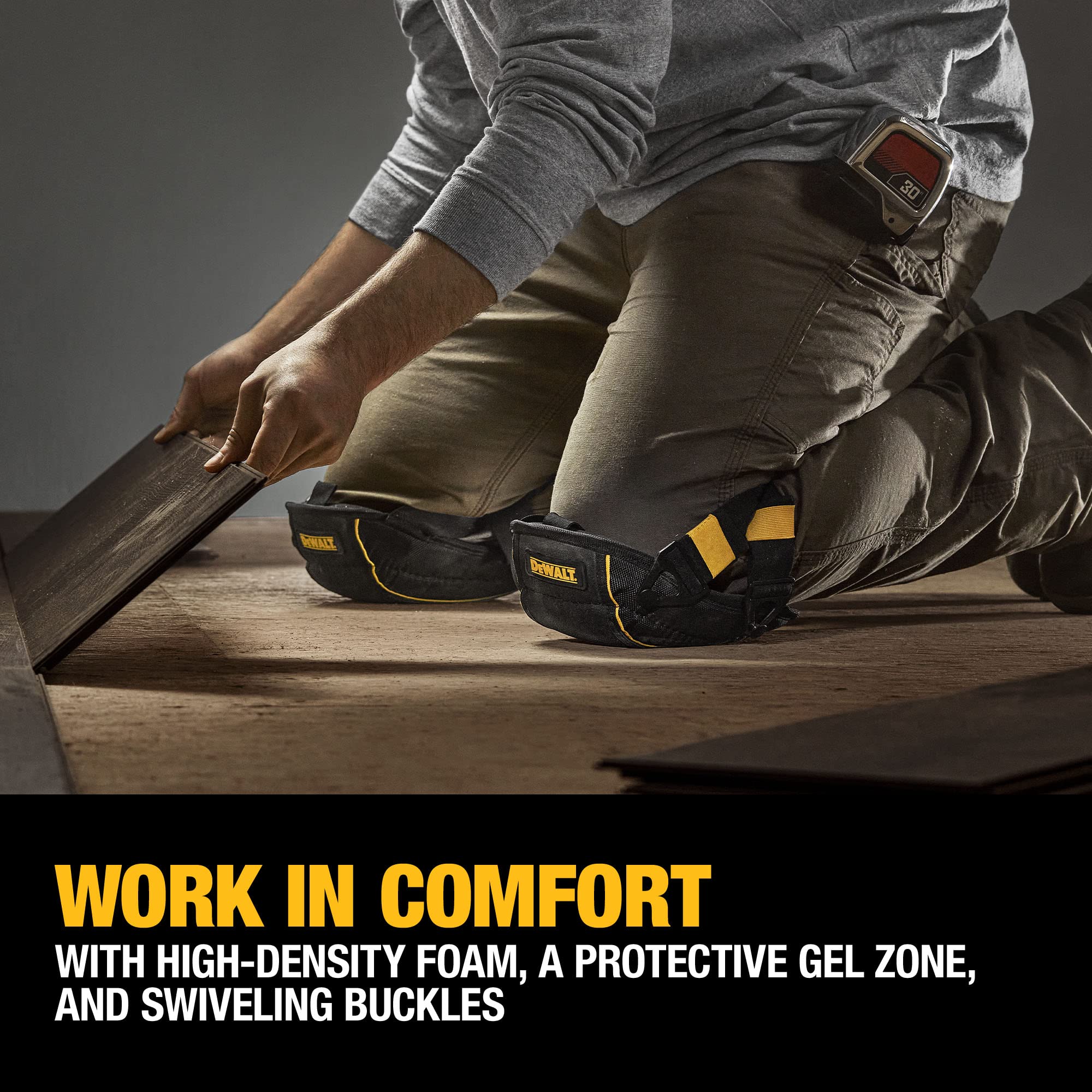 Foto 6 pulgar | Rodilleras Para Pisos Dewalt Dwst590014 Con Gel Para Mayor Comodidad - Venta Internacional.