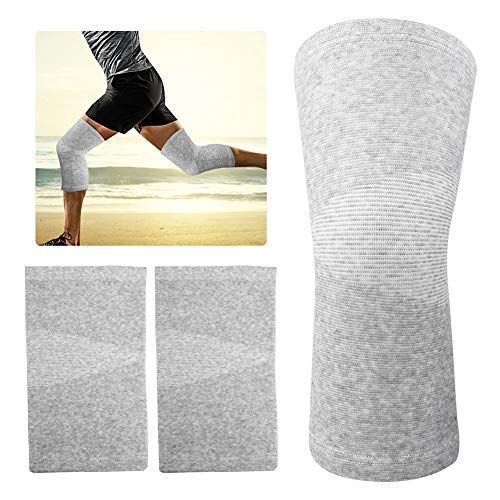 Rodillera Elástica De Bambú Charcoal Zerone, Unisex, Gris - Venta Internacional.