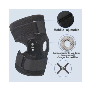 Foto 2 | Rodillera Belug Con Soporte Estabilizado De Rótula Barra Aluminio Negro Talla Xl