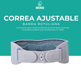 Foto 4 | Banda Rotuliana Con Silicon Patelar (talla Universal, Gris) | Cinta Rotuliana (verde)