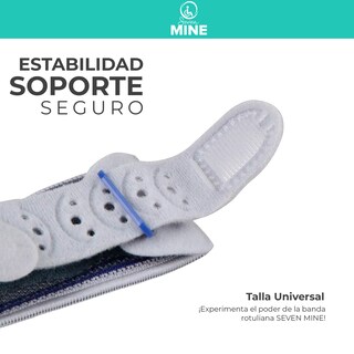 Foto 8 | Banda Rotuliana Con Silicon Patelar (talla Universal, Gris) | Cinta Rotuliana (verde)