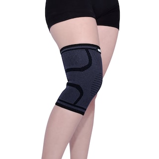 Foto 1 | Rodillera Negra Elástica Tejido 3d Transpirable Cómoda Homecare