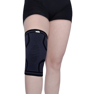 Foto 2 | Rodillera Negra Elástica Tejido 3d Transpirable Cómoda Homecare