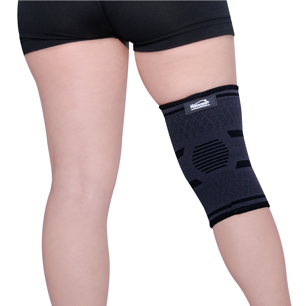 Foto 4 pulgar | Rodillera Negra Elástica Tejido 3d Transpirable Cómoda Homecare