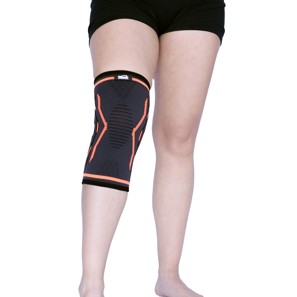Foto 3 pulgar | Rodillera Naranja Elástica Tejido 3d Transpirable Cómoda Homecare