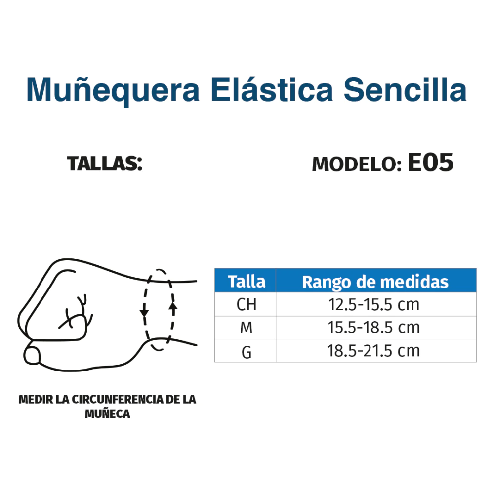 Foto 3 pulgar | Muñequera Compresión Doble Seguro Elástica Tynor E05