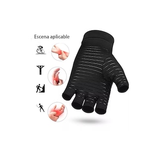 Foto 3 | Guantes de Compresión para Artritis Eo Safe Imports Esi-11578 Negros