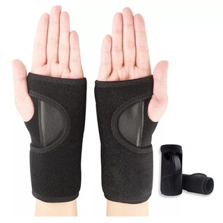 Foto 2 | Muñequera 2 Pzs Para La Artriti Ajustable Soporte De Muñeca Eo Safe Imports Esi-11596 Negro