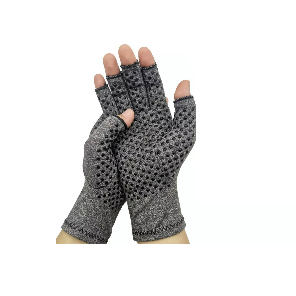 Guantes Artritis Reumatoide Térmicos Compresión Alivia Dolor Talla M Eo Safe Imports Esi-13642 Gris