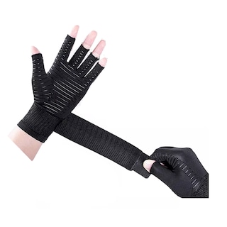 Foto 1 | Guantes De Compresión Con Muñequera Ortopedica Para Artritis Talla L/xl Eo Safe Imports Esi-18245 Negro