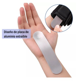 Foto 3 | Férula Muñeca Comoda Vendaje Ajustable Lab.g,muñequera Ortopedica Mano Izquierda Negra