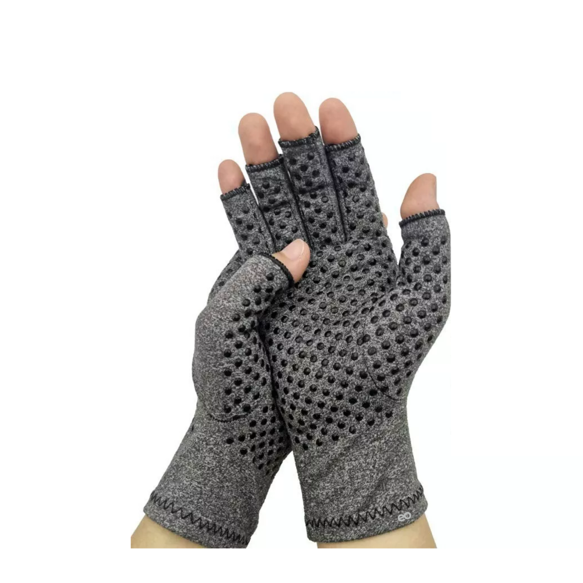 Foto 2 pulgar | Guantes Artritis Reumatoide Térmicos Compresión Alivia Dolor Talla M Eo Safe Imports Esi-13642-1 Gris