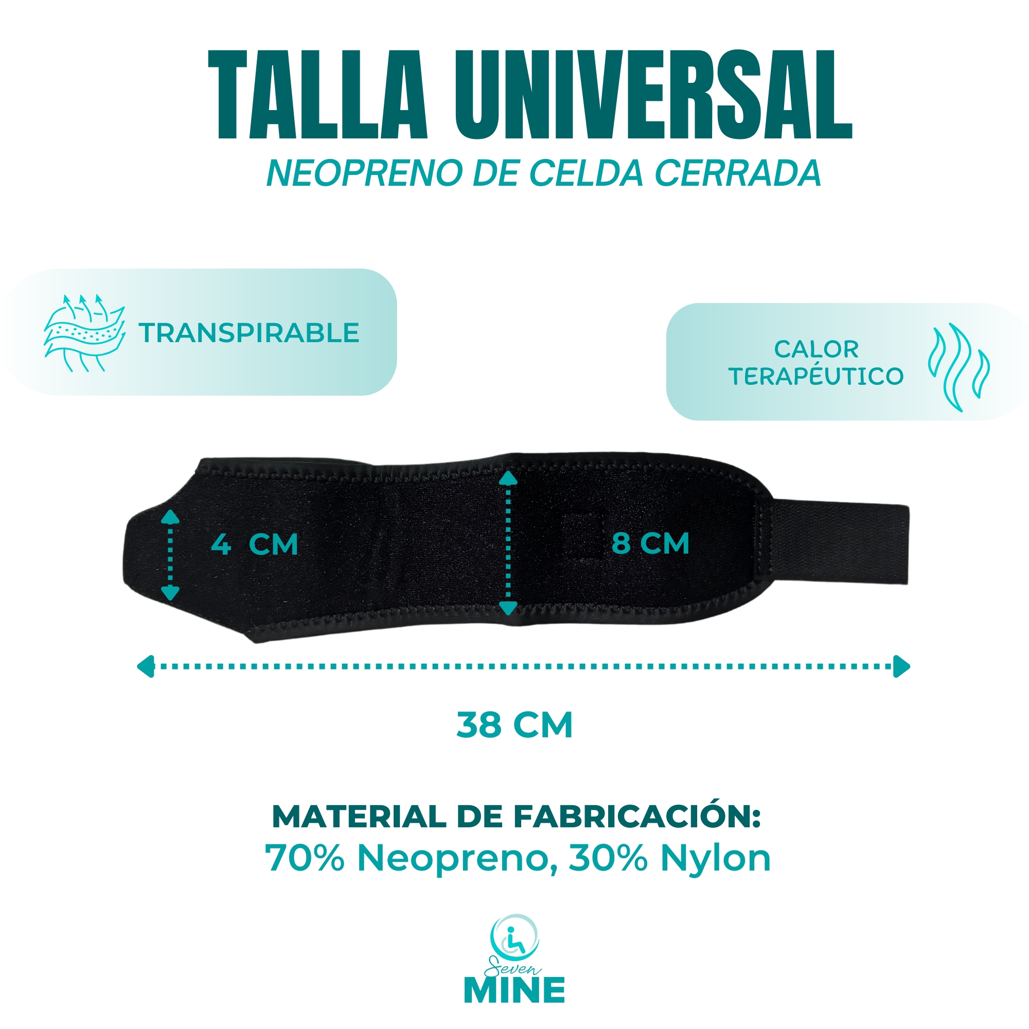Foto 4 pulgar | Muñequera Boomerang Con Soporte En El Pulgar (talla Universal - Ambidiestra) Ferula