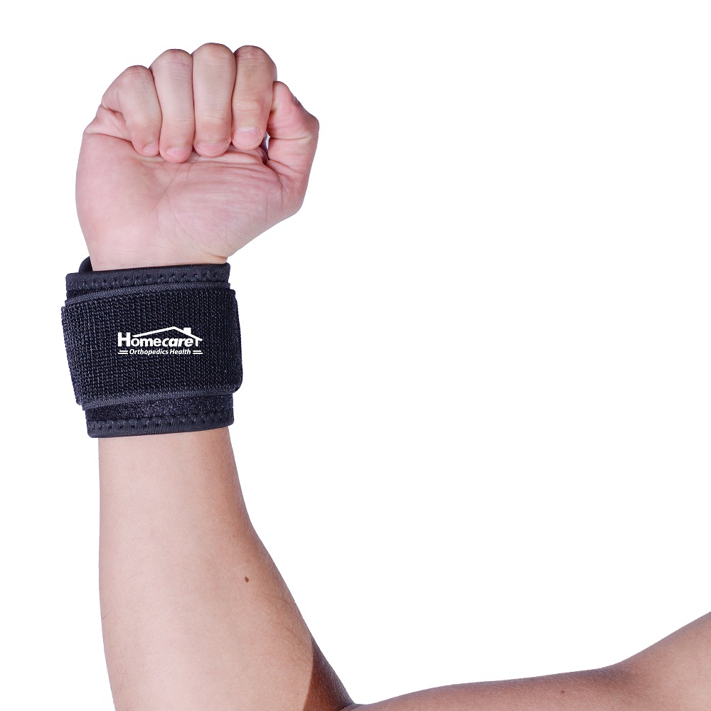 Foto 3 | Muñequera Ajustable Neopreno Negra Transpirable Homecare