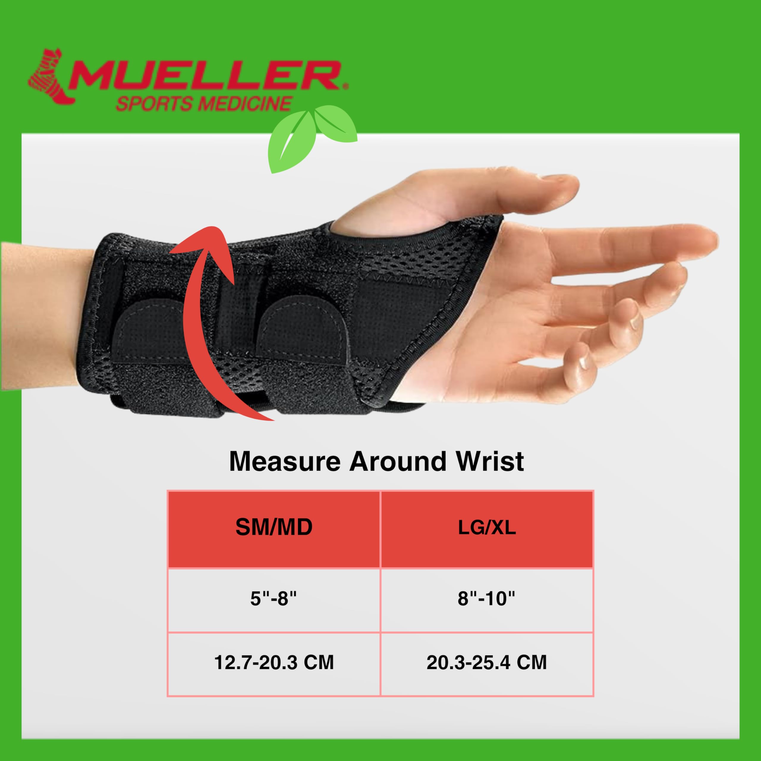 Foto 3 pulgar | Muñequera Mueller Sports Medicine Verde Para Túnel Carpiano - Venta Internacional.