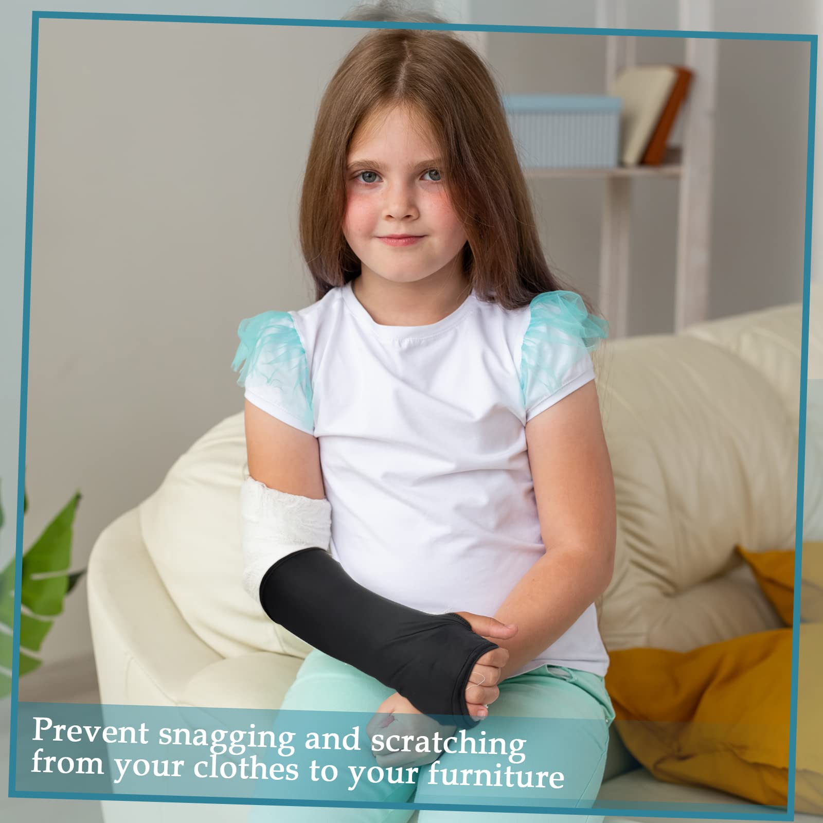 Foto 6 | Protector Arm Cast Cover Boao Short Cover  8 Unidades  Negro - Venta Internacional.