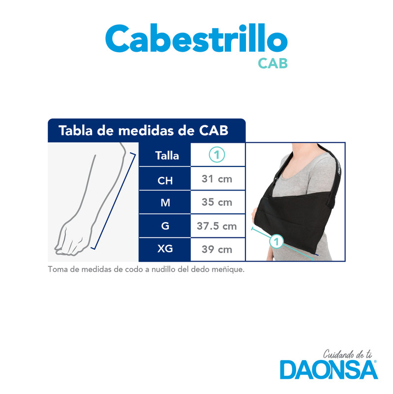 Foto 5 | Cabestrillo Daonsa Negro para Adulto