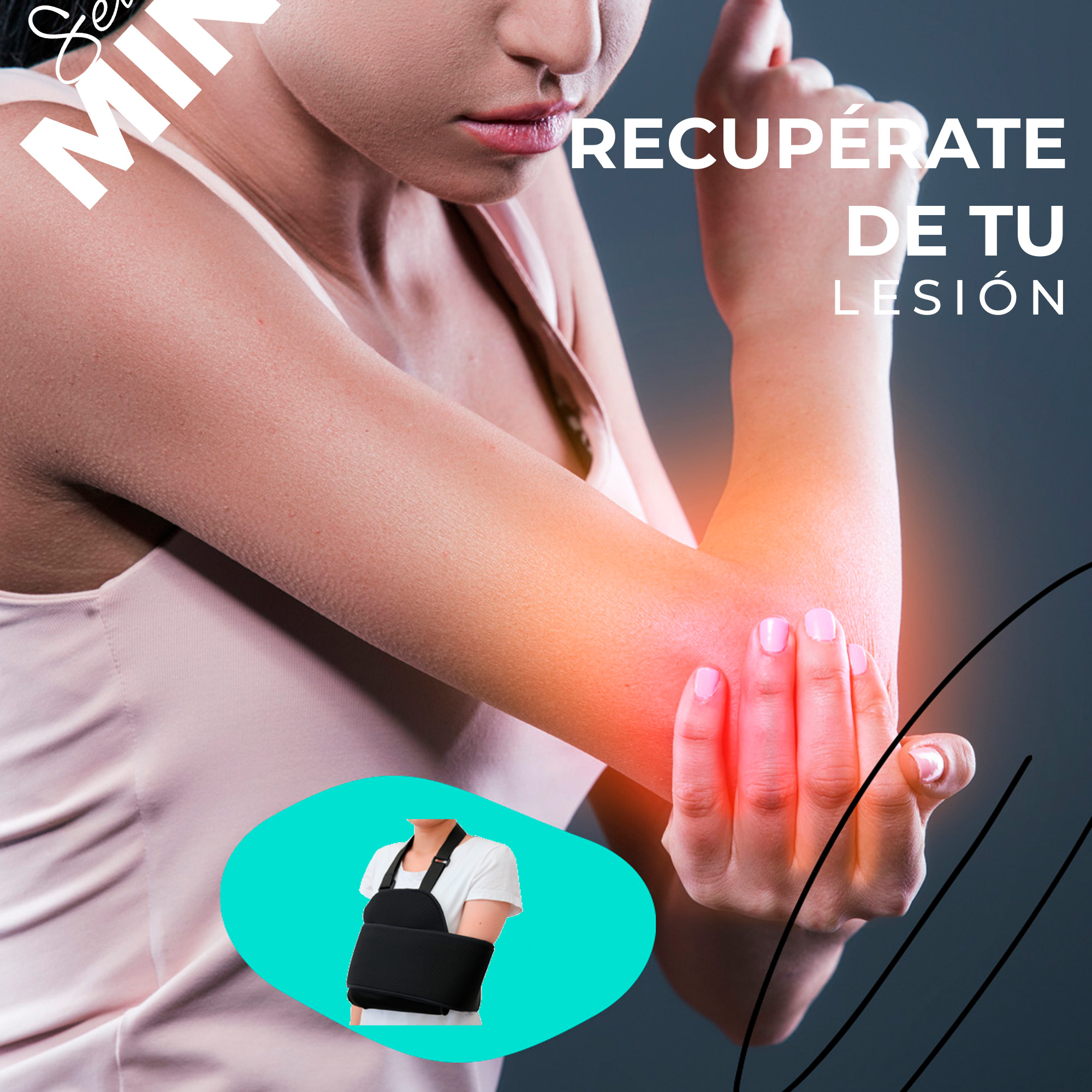 Foto 4 | Inmovilizador De Hombro [universal] Para Hombres Y Mujeres | Cabestrillo Para Brazo