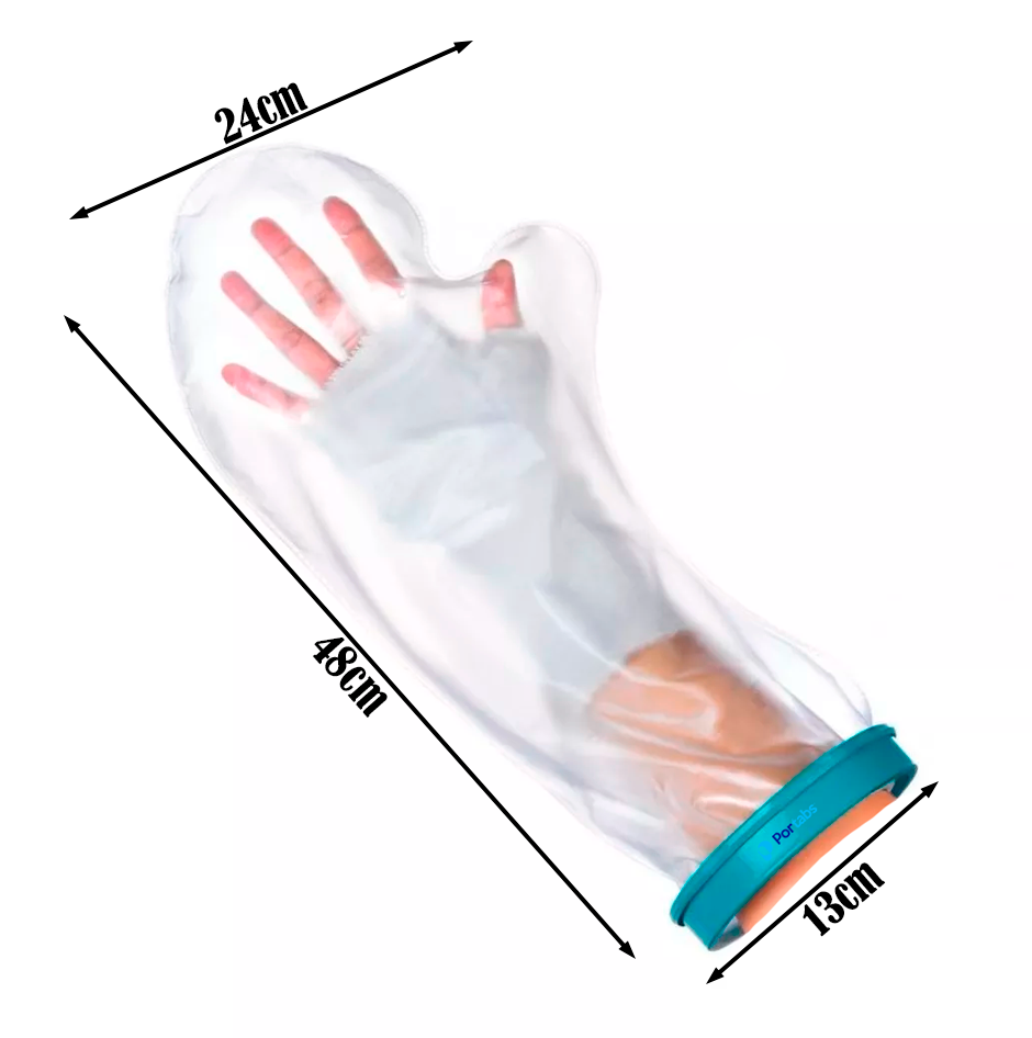 Foto 3 pulgar | Funda Protectora Impermeable para Férula de Yeso Brazo