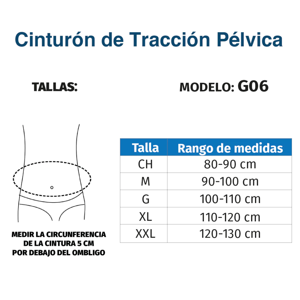 Foto 5 pulgar | Cinturón Cabestrillo de Tracción Pélvica Ortopedia Tynor G06 color Gris