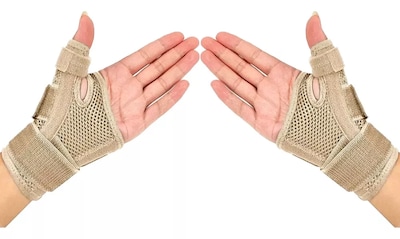 Foto 1 | Set De 2 Férulas Flexibles Y Transpirables Para Artritis Y Lesiones color Beige