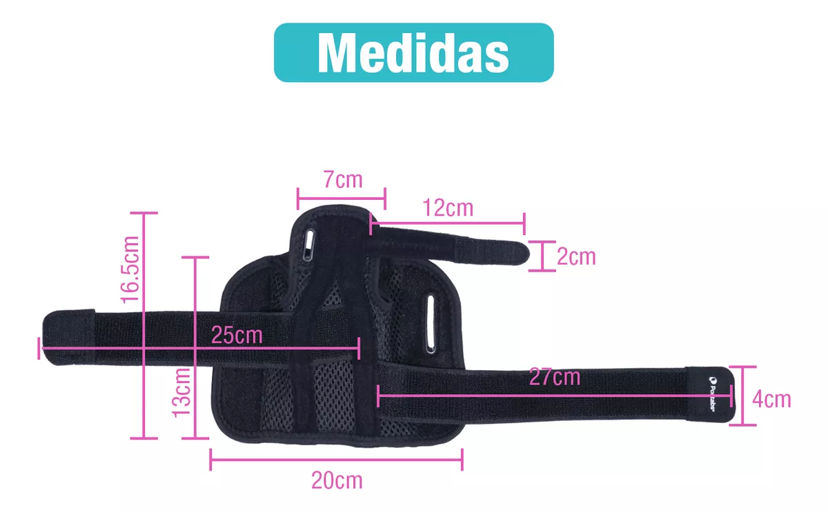 Foto 4 | Férula Flexible Y Transpirable Para Artritis Y Lesiones Color Negro