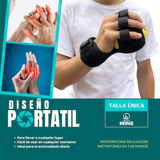 Foto 6 | Férula Para Dedo Y Mano Con Pelota Antiestrés Y Masajeador