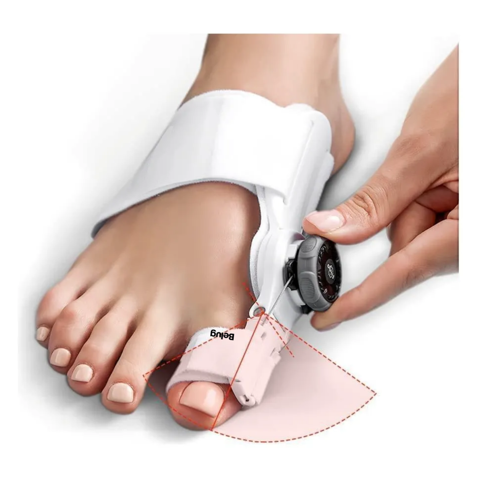 Foto 4 pulgar | Par Férulas Belug Corrector De Juanetes Único Con Pivote Ajustable Blanco