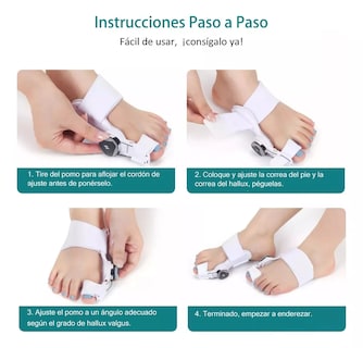 Foto 2 | Corrector De Juanetes Sistema Quick-fit: Alivio Y Ajuste De Angulos (talla Universal)