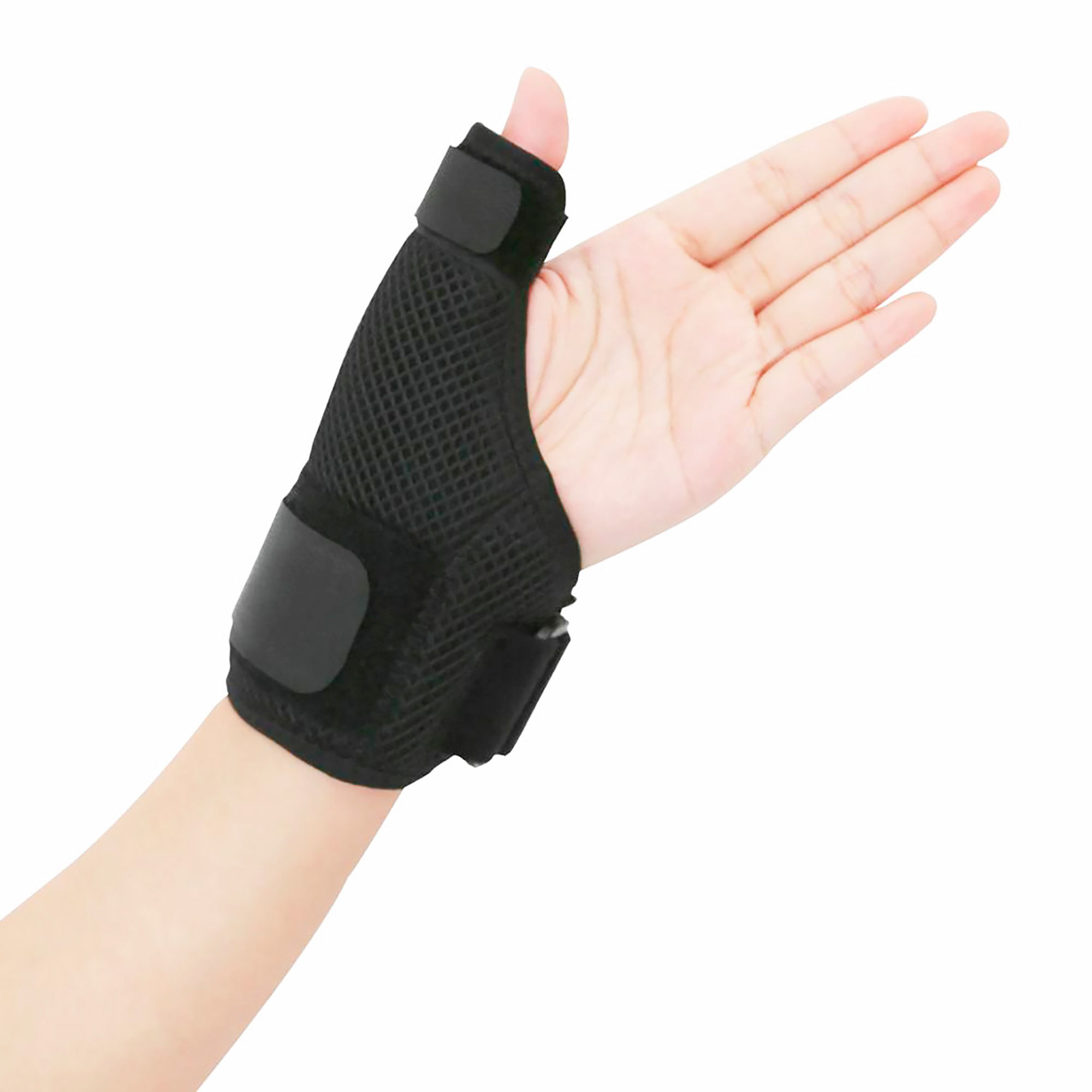 Foto 2 pulgar | Férula Para Pulgar Corta Con Varilla De Aluminio [talla Universal, Negro]