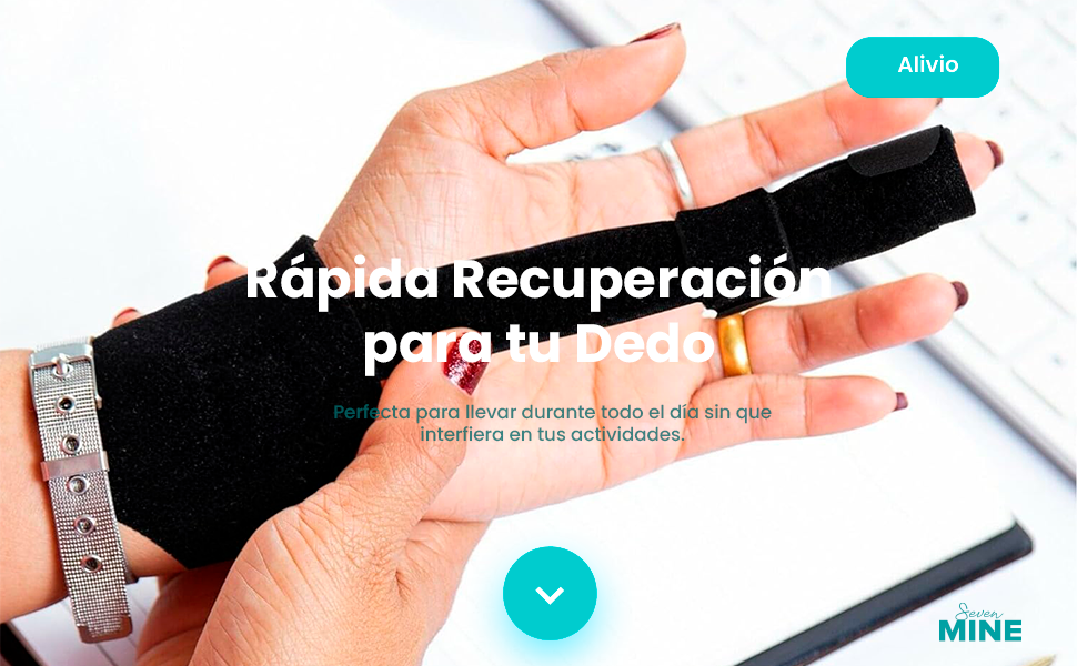 Foto 9 pulgar | Férula Inmovilizadora de Dedo Largo Ajustable SC Super Confort