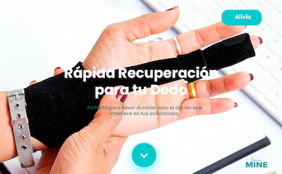Foto 8 | Férula Inmovilizadora de Dedo Largo Ajustable SC Super Confort