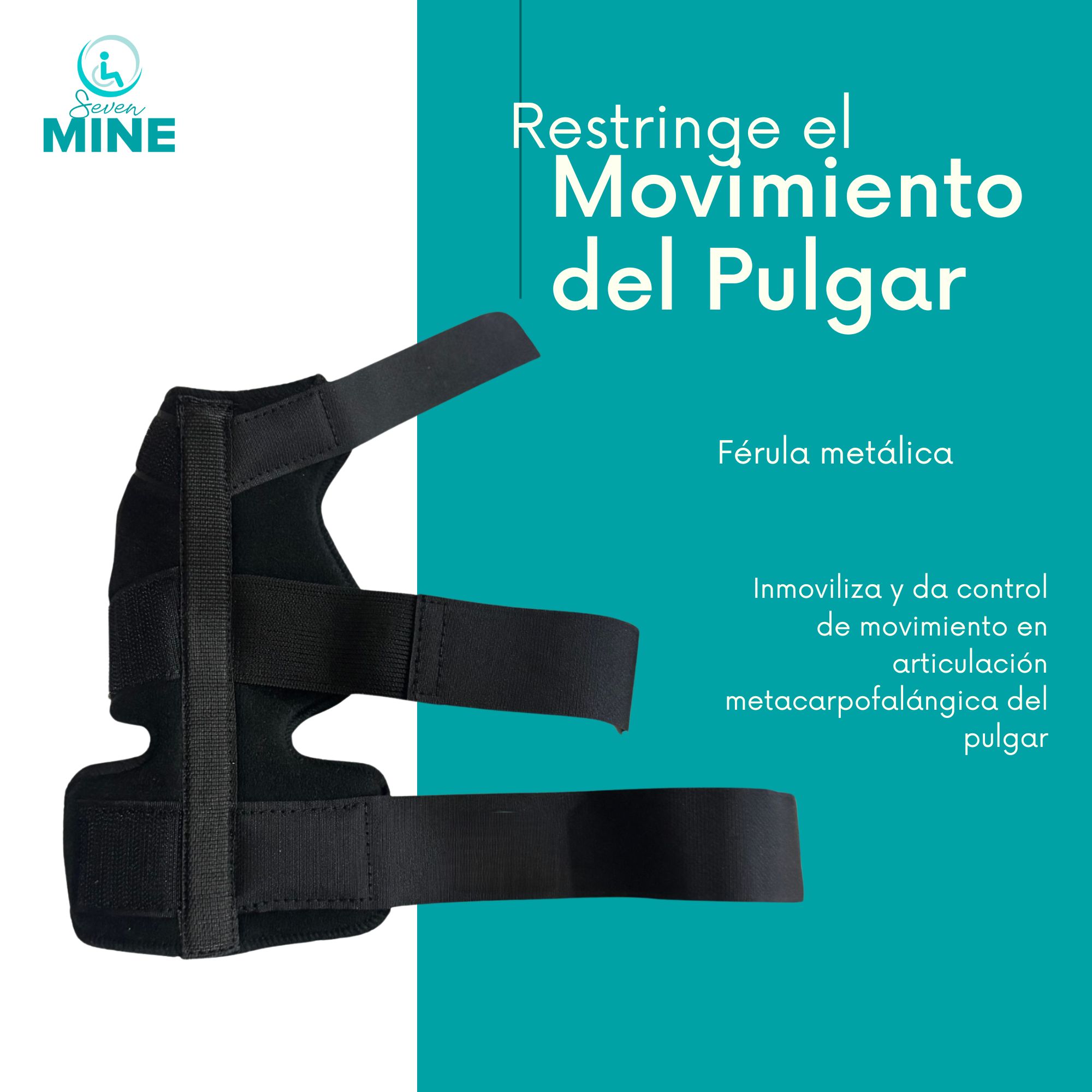 Foto 3 pulgar | Férula para Pulgar Corta Talla Universal SC Super Confort