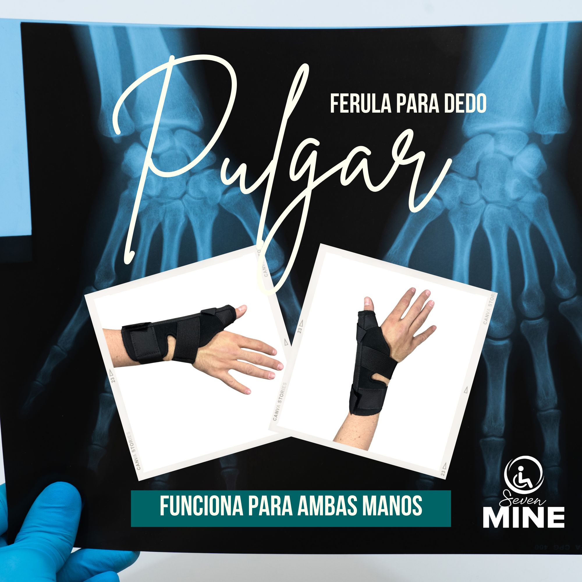 Foto 5 pulgar | Férula para Pulgar Corta Talla Universal SC Super Confort