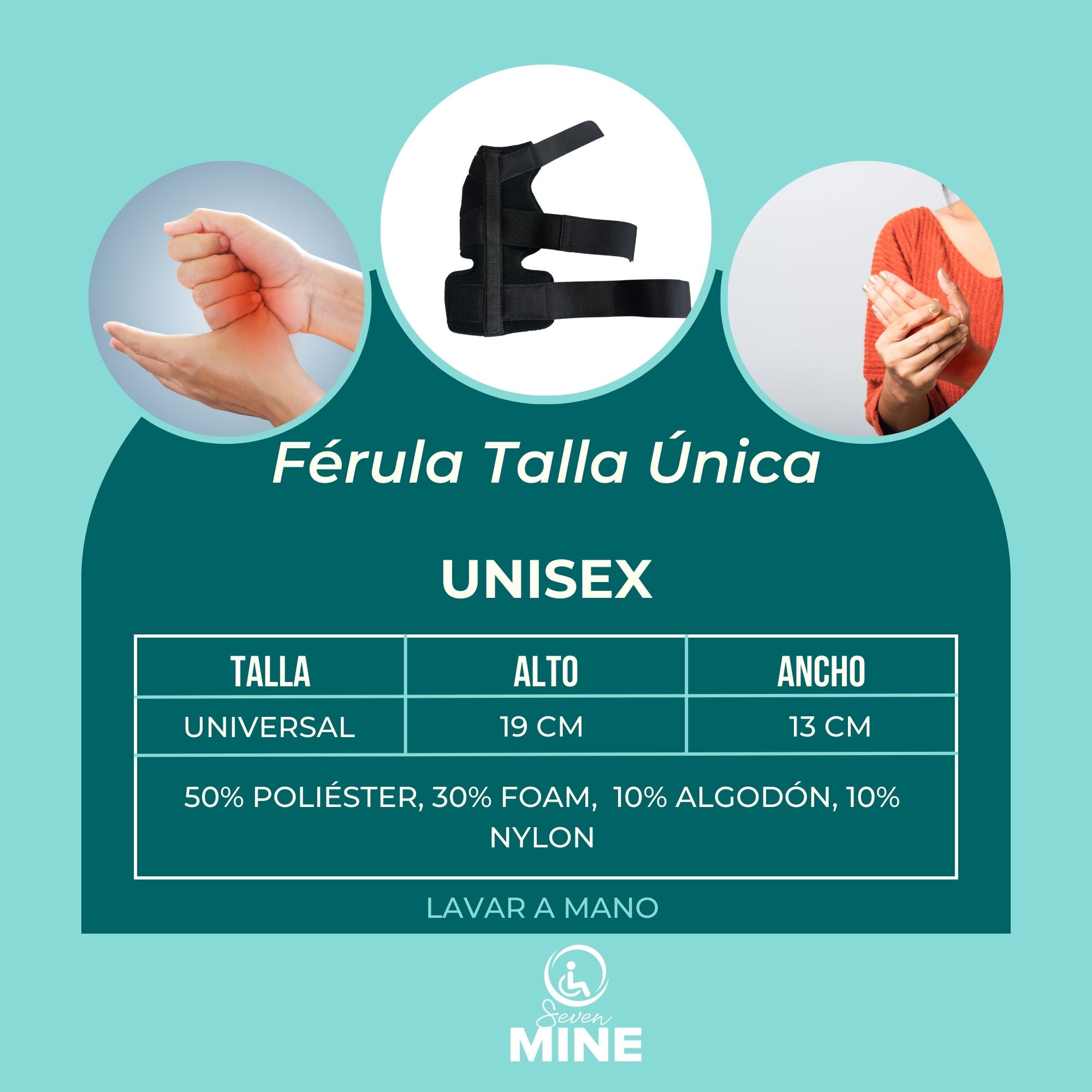 Foto 6 pulgar | Férula para Pulgar Corta Talla Universal SC Super Confort