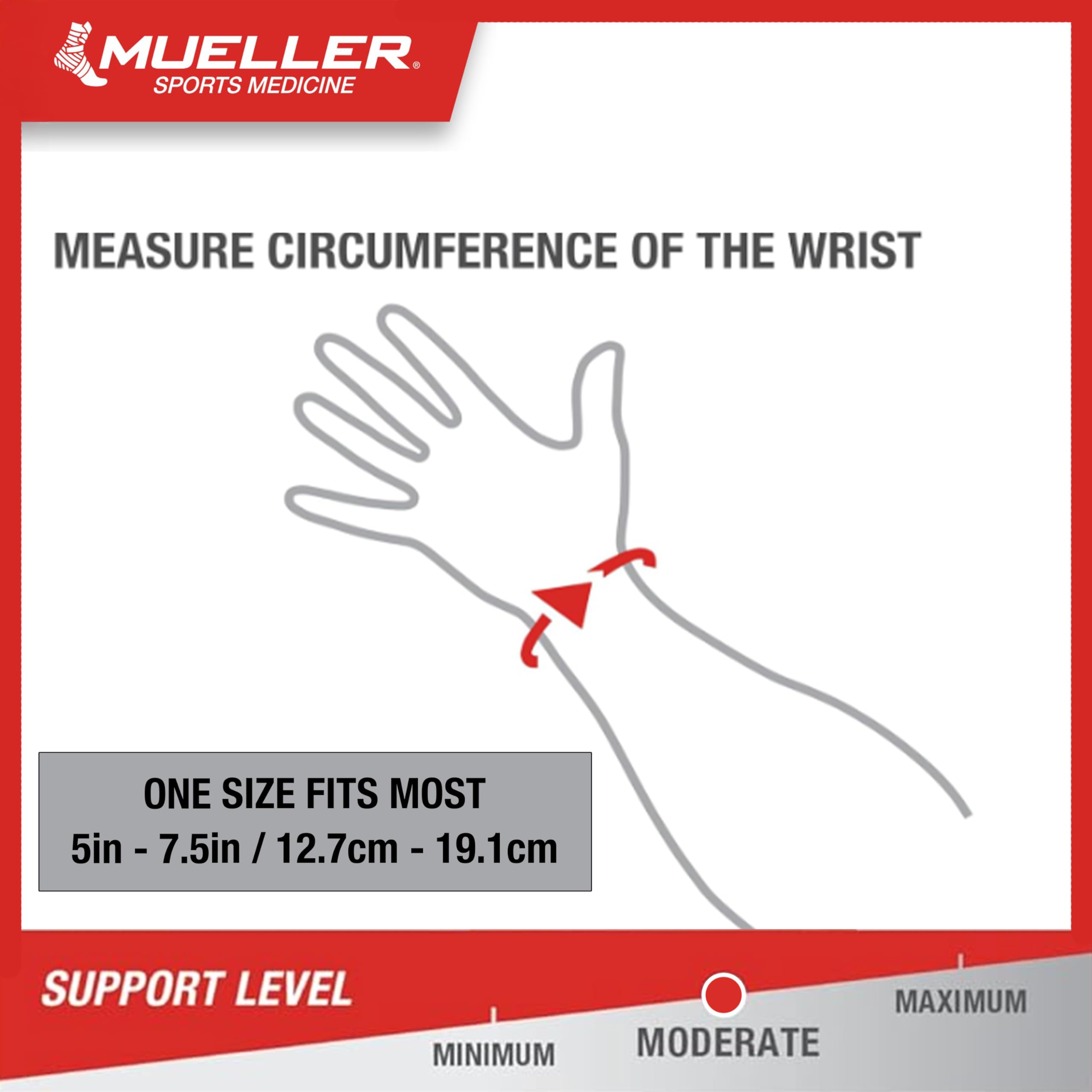 Foto 4 pulgar | Muñequera Mueller Sports Medicine Reversible  Verde Y Negro - Venta Internacional.