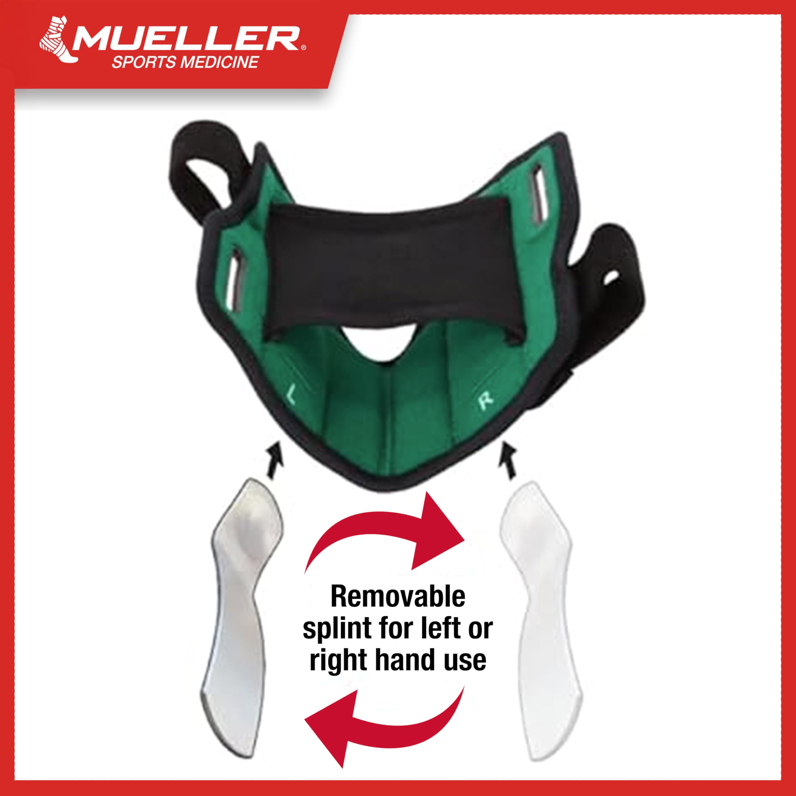 Foto 6 pulgar | Muñequera Mueller Sports Medicine Reversible  Verde Y Negro - Venta Internacional.