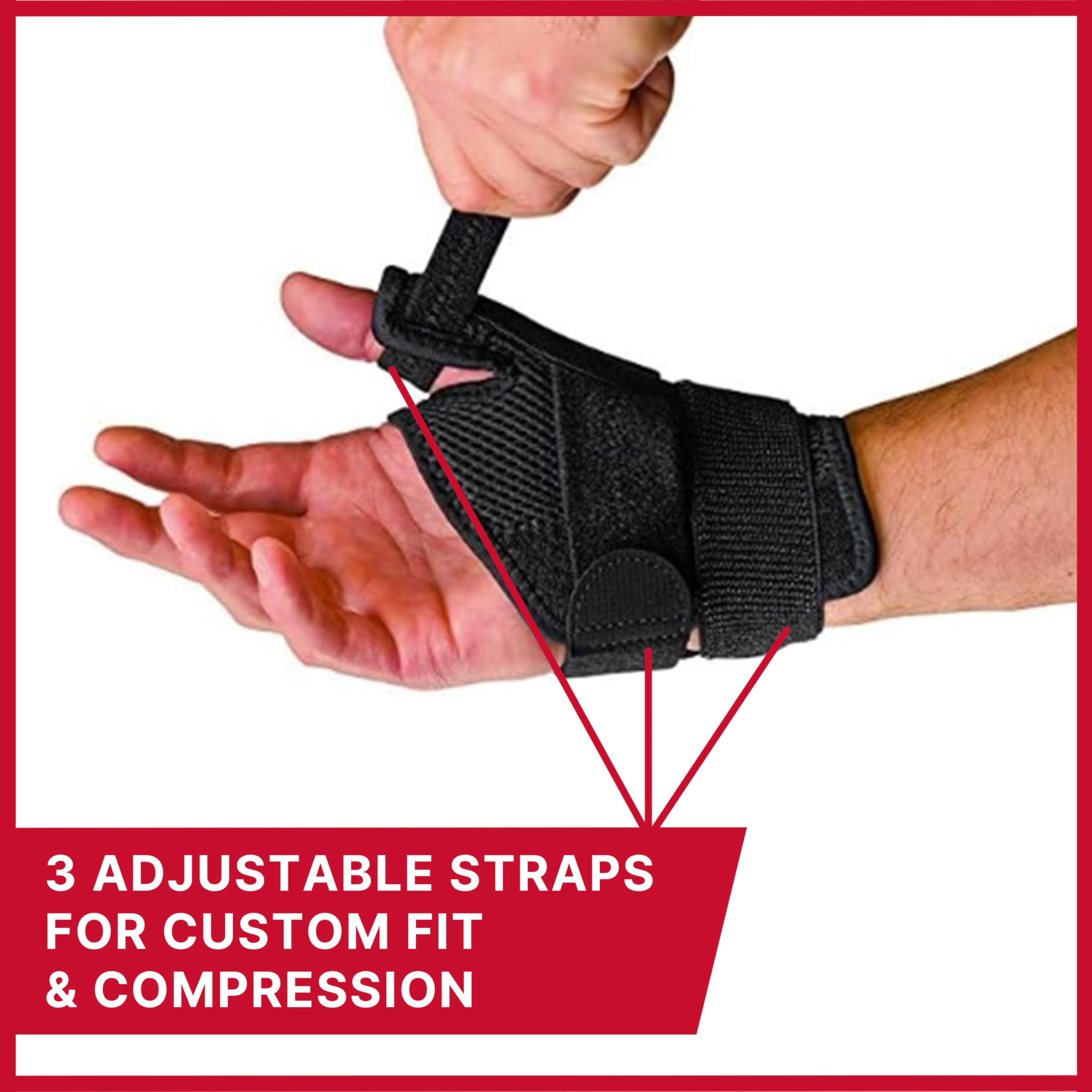 Foto 5 pulgar | Soporte Para Pulgar Mueller Sports Medicine  Ajustable A La Medida  Negro - Venta Internacional.
