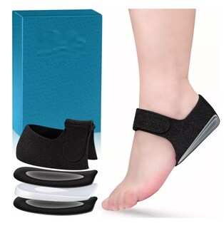 Foto 3 | Pefetis Protectores De Taloneras Para Alivio De Talón Dolor Negro