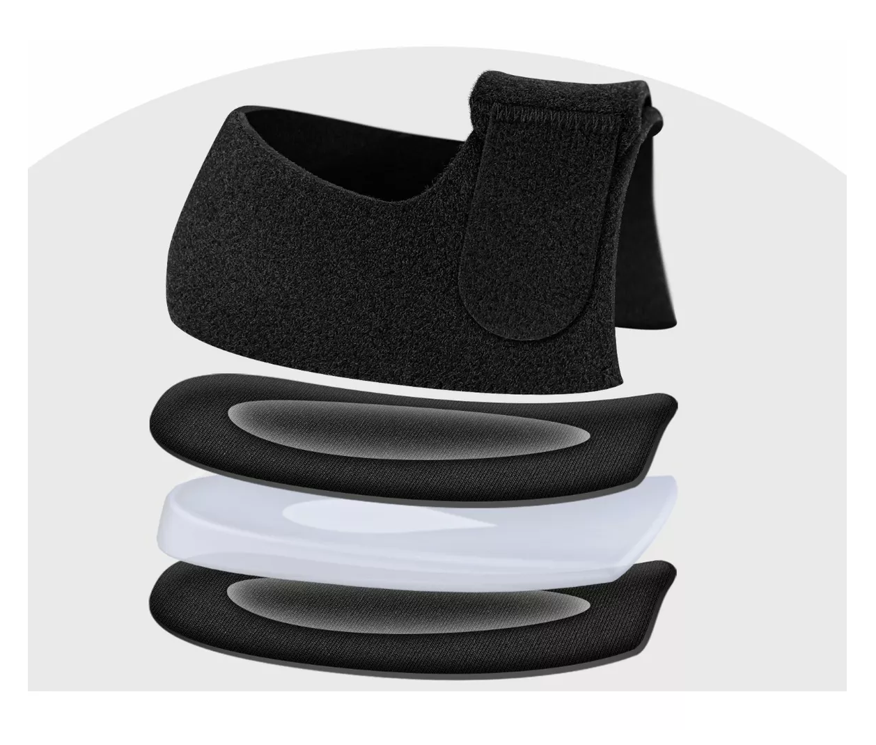 Foto 3 pulgar | Pefetis Protectores De Taloneras Para Alivio De Talón Dolor Negro