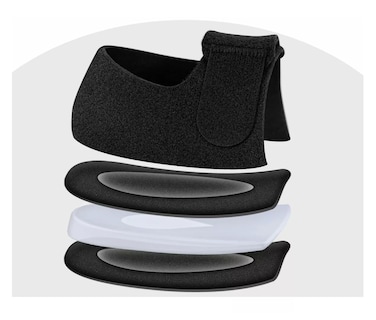 Foto 2 | Pefetis Protectores De Taloneras Para Alivio De Talón Dolor Negro