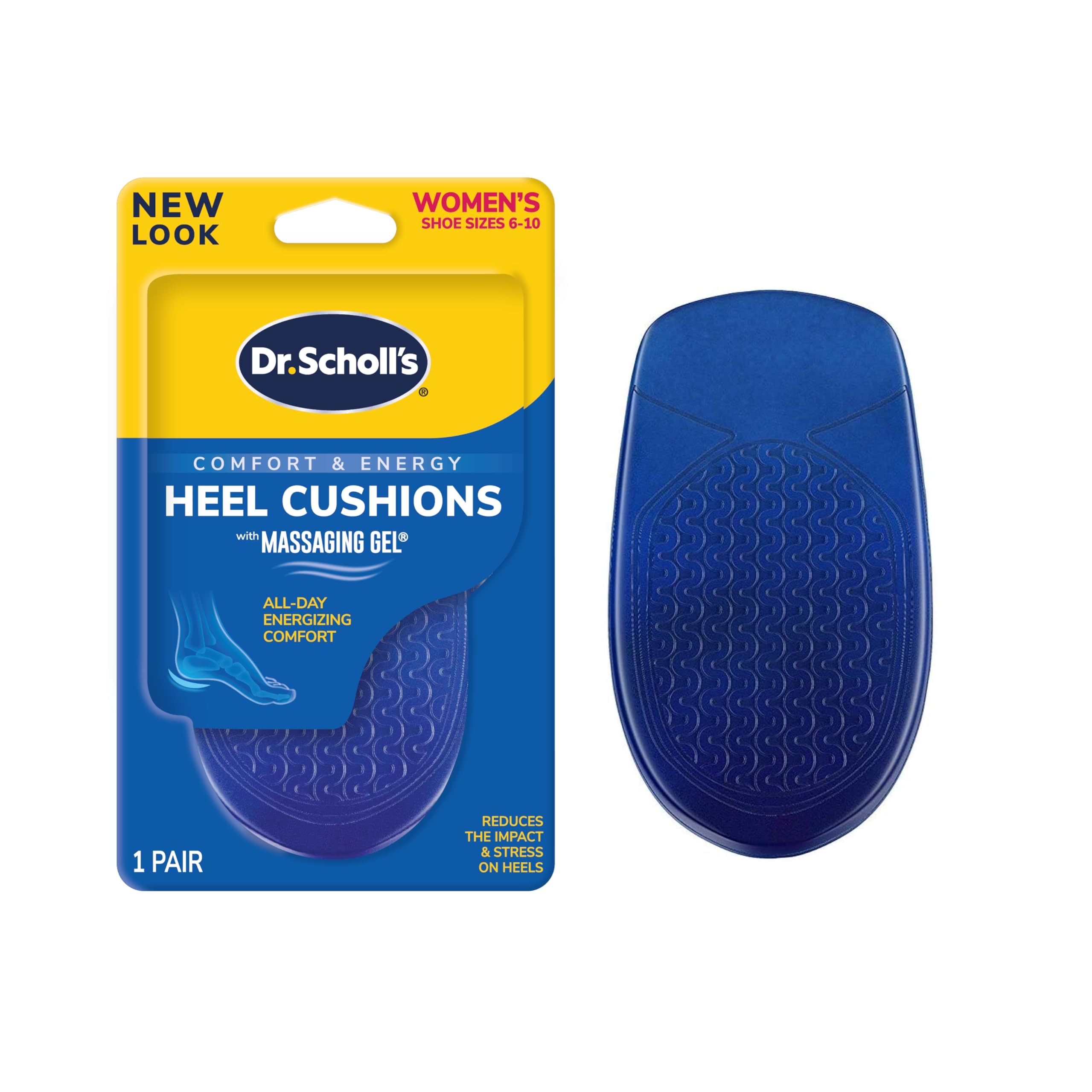 Foto 2 pulgar | Almohadillas Para Talones Dr. Scholl's Con Gel De Masaje Advanced - Venta Internacional.